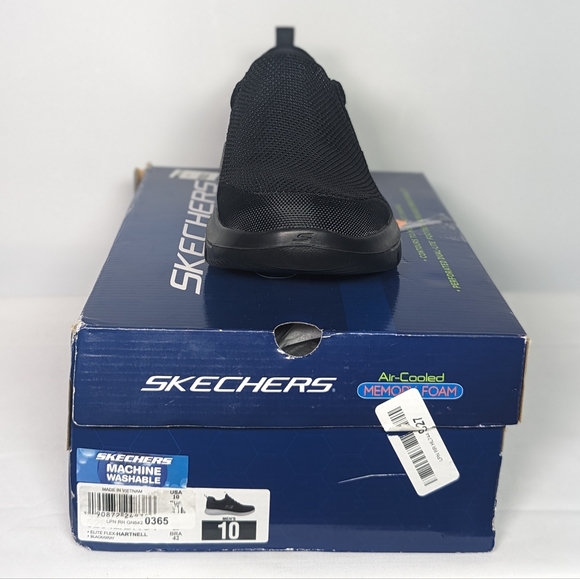NEW Skechers Mens Go Walk Evolution Ultra Impeccable Sneaker Sz 10 black - Picture 4 of 4